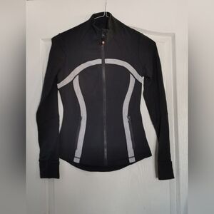 Lululemon Define jacket Coat Coal Gray  Wee stripe zip pockets Warm up Charcoal